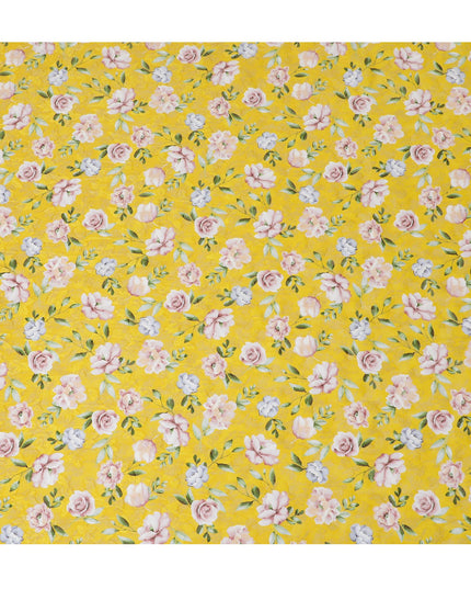Uragiri Cotton Voile Fabric - Sunny Floral Print, 110 cm Wide, Authentic Japanese-D17720 Regal Fabrics