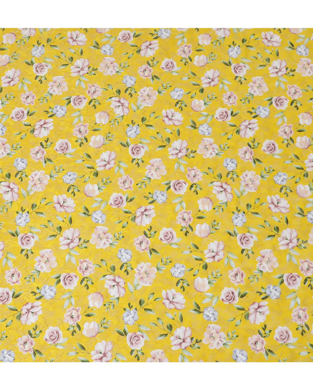 Uragiri Cotton Voile Fabric - Sunny Floral Print, 110 cm Wide, Authentic Japanese-D17720 Regal Fabrics
