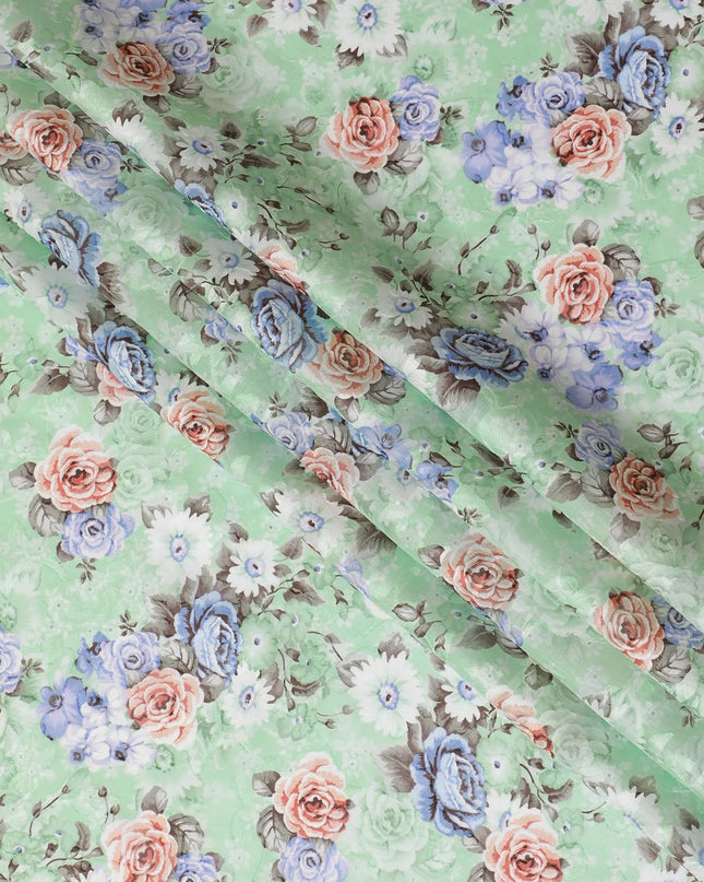 Uragiri Cotton Voile Fabric - Spring Rose Medley Print, 110 cm Wide, Japanese Craft-D17722 Regal Fabrics