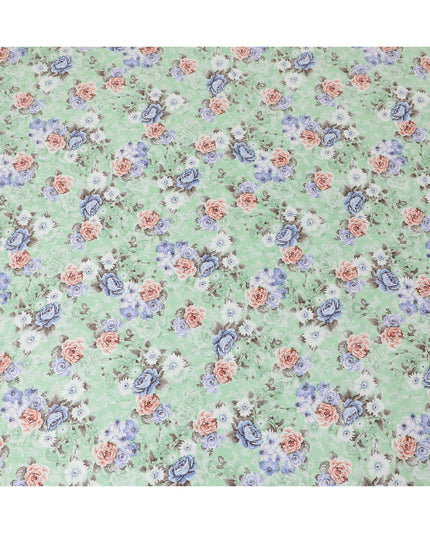 Uragiri Cotton Voile Fabric - Spring Rose Medley Print, 110 cm Wide, Japanese Craft-D17722 Regal Fabrics