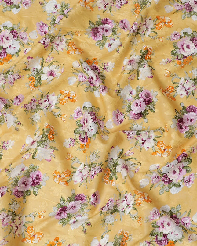 Uragiri Cotton Voile Fabric - Golden Hour Floral, 110cm Wide, Japanese Imported-D17723 Regal Fabrics
