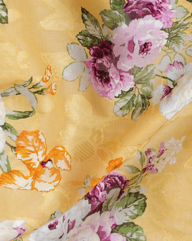 Uragiri Cotton Voile Fabric - Golden Hour Floral, 110cm Wide, Japanese Imported-D17723 Regal Fabrics