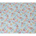 Uragiri Cotton Voile Fabric - Powder Blue with Romantic Rose Print, 110 cm Wide, Japanese Quality-D17728 Regal Fabrics