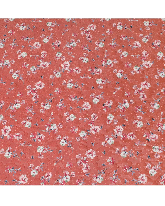 Uragiri Red Floral Cotton Voile Fabric, Lightweight - 110cm Width, Japanese Textile-D17734 Regal Fabrics