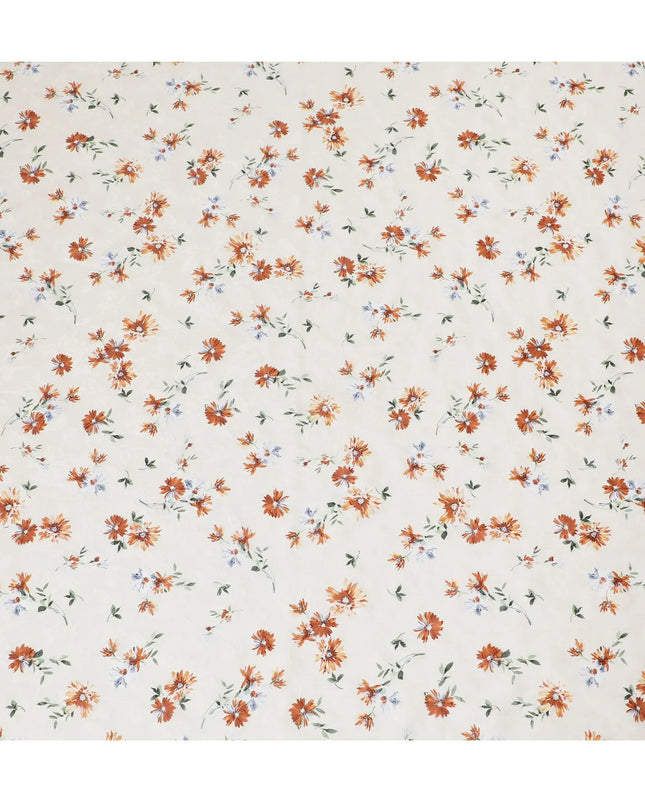 Uragiri Cream Wildflower Cotton Voile Fabric - Authentic Japanese, 110cm Width-D17737 Regal Fabrics