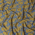 Uragiri Sunflower Blue Cotton Voile Fabric - Japanese Print, 110cm Wide-D17739 Regal Fabrics