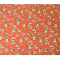 Uragiri Orange Meadow Cotton Voile Fabric - Japanese Crafted, 110cm Wide-D17740 Regal Fabrics