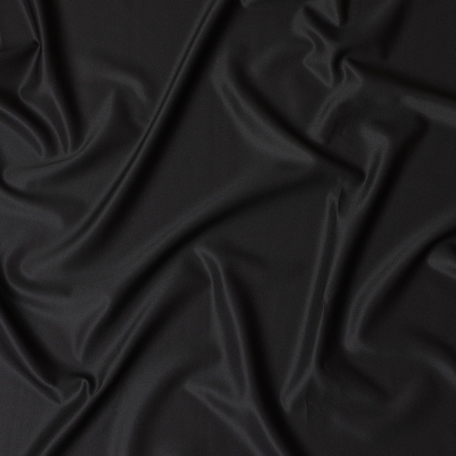 Textured Black Wool Suiting Fabric, Italian-Made, 150cm Width - 3.5 Mtrs Piece-D17749 Regal Fabrics