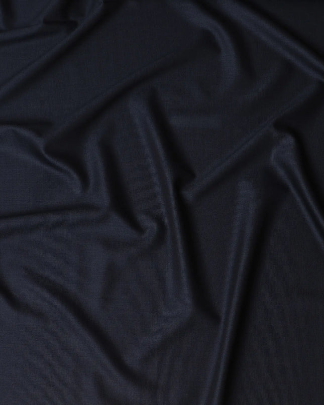 Navy Twill Wool Suiting Fabric, Italian Luxury, 150cm Width - 3.75 Mtrs Piece-D17752 Regal Fabrics