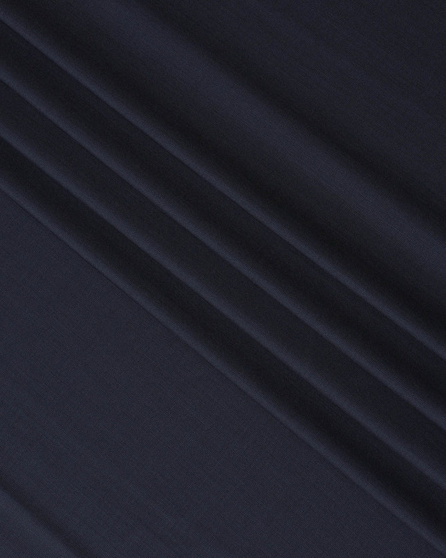 Navy Micro Houndstooth Wool Suiting Fabric, Italian Crafted, 150cm Width - 4 Mtrs Piece-D17762 Regal Fabrics