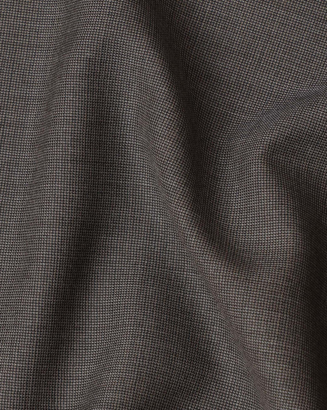 Birdseye Wool Suiting Fabric, Fine Italian Weave, 150cm Width - 3.5 Mtrs Piece-D17766