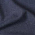 Elegant Italian Premium Wool Suiting Fabric - Navy Blue, 150 cm Width, 3.5 Mtrs Piece, Fine Textured Weave-D17770 Regal Fabrics
