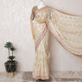 Elegant Beige Art Silk Saree with Delicate Embroidery and Stoning, Traditional Indian Attire, 110cm Width-D17821 Regal Fabrics