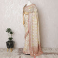Elegant Beige Art Silk Saree with Delicate Embroidery and Stoning, Traditional Indian Attire, 110cm Width-D17821 Regal Fabrics