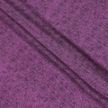 Elegant Silk Crepe Fabric in Royal Purple - Premium Quality, 110cm Width, Crafted in India - Buy in Meters-D18027