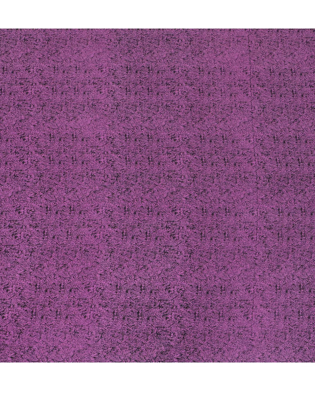 Elegant Silk Crepe Fabric in Royal Purple - Premium Quality, 110cm Width, Crafted in India - Buy in Meters-D18027 Regal Fabrics