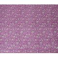 Lavender Blossom Pure Silk wrinkle Chiffon Fabric - Elegant Printed Design, 110cm Width - Buy Online by the Meter-D18044 Regal Fabrics