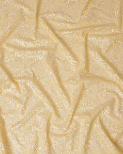 قماش فوال قطني من Golden Elegance - تطريز رائع، عرض 110 سم - شراء عبر الإنترنت للمشاريع الإبداعية-D18122