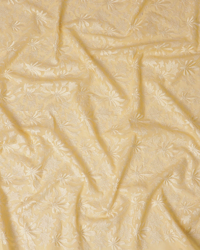 قماش فوال قطني من Golden Elegance - تطريز رائع، عرض 110 سم - شراء عبر الإنترنت للمشاريع الإبداعية-D18122