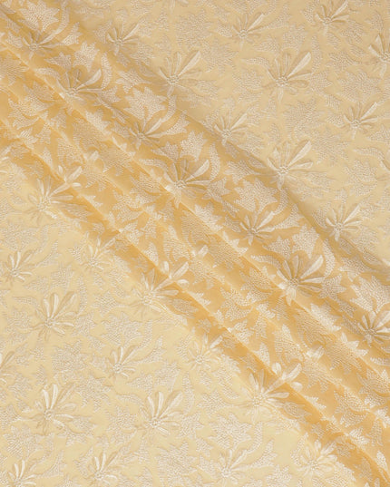 قماش فوال قطني من Golden Elegance - تطريز رائع، عرض 110 سم - شراء عبر الإنترنت للمشاريع الإبداعية-D18122