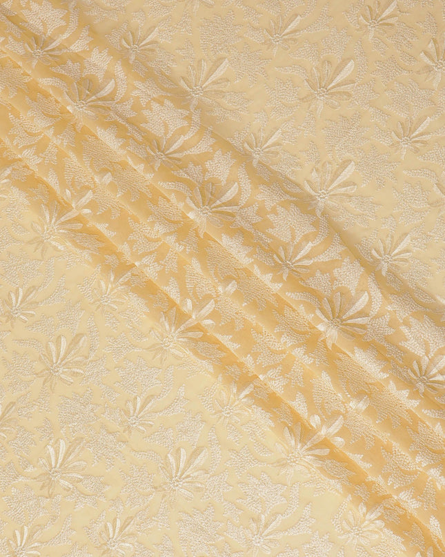 قماش فوال قطني من Golden Elegance - تطريز رائع، عرض 110 سم - شراء عبر الإنترنت للمشاريع الإبداعية-D18122