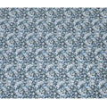 Midnight Blossom Cotton Lawn Fabric - Deep Blue Digital Floral Print, 110 cm Wide - Buy Online for Chic Creations-D18135