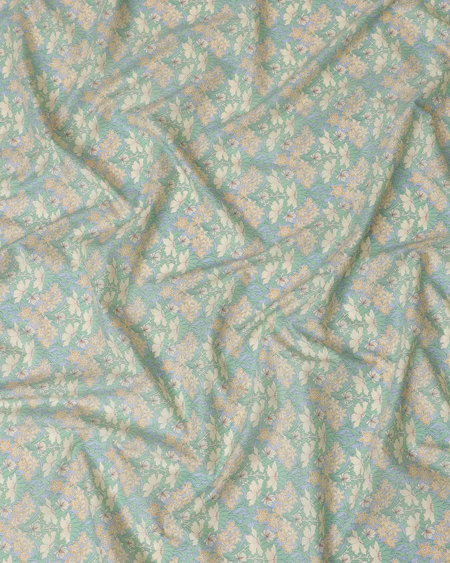 Whispering Willows Cotton Lawn Fabric - Serene Digital Print, 110 cm Wide - Shop Online for Gentle Sewing Projects-D18137 Regal Fabrics