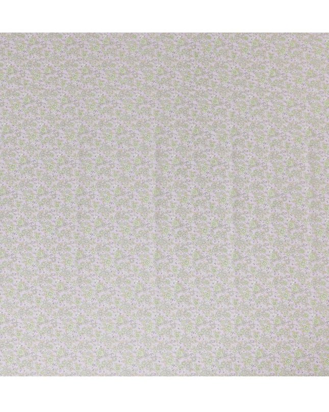Springtime Serenity Cotton Lawn Fabric - Soft Floral Digital Print, 110 cm Wide - Buy Online for Delicate Creations-D18139 Regal Fabrics