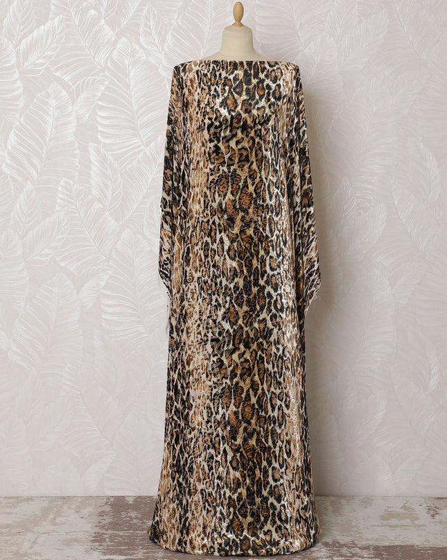 قماش ديراك حرير شيفون مخملي كلاسيكي - عرض 140 سم - جودة إيطالية رائعة - قطعة 3.5 متر - متوفر عبر الإنترنت-D18296