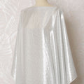 Silver Sheen Silk Chiffon Lurex Dirac Fabric - 140cm Wide - South Korean Radiance - 3.5 Meters Piece -D18300 Regal Fabrics