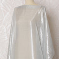 Moonlit Gleam Silk Chiffon Lurex Dirac Fabric - 140cm Wide - South Korean Luxury - 3.5 Meters Piece -D18301