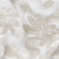 Silver Blossom Silk Chiffon Fabric with Metallic Lurex, 110cm Wide â€“ Premium Quality for Couture-D18381