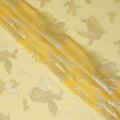 Sunshine Splendor Silk Chiffon Fabric with Gold Lurex, 110cm Wide â€“ Radiant Textile for Luxury Apparel-D18386