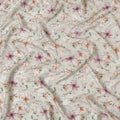 Spring Whisper Viscose Crepe Fabric with Floral Print, 110cm Wide â€“ Delicate Elegance-D18395 Regal Fabrics