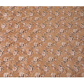 قماش كريب فيسكوز ديزرت روز مع طباعة زهور عرض 110 سم – أناقة دافئة-D18397