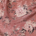Terracotta Rose Viscose Crepe Fabric, 110cm Wide â€“ Rustic Charm-D18400 Regal Fabrics