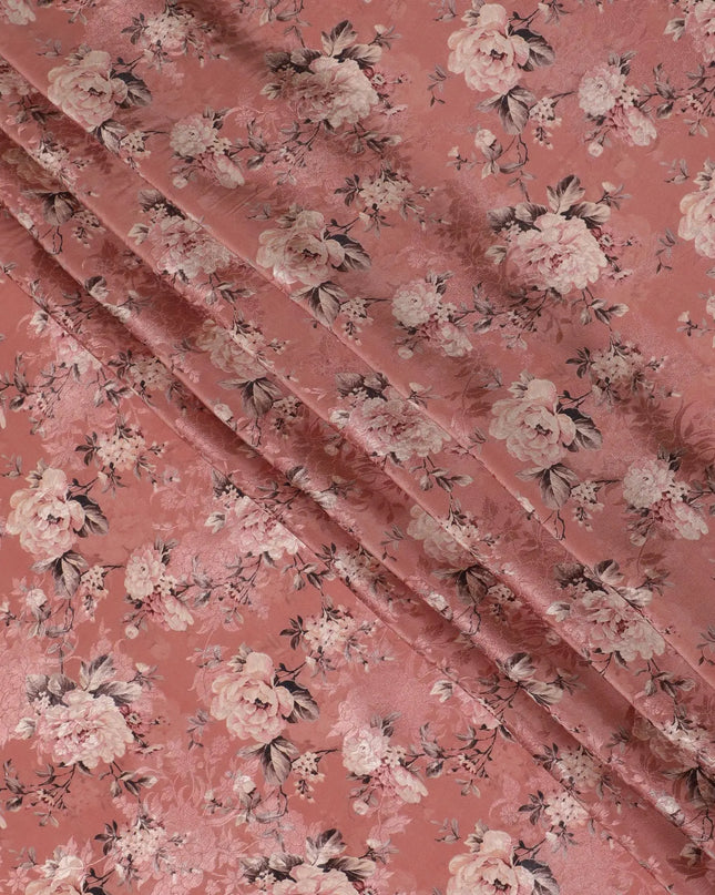 Terracotta Rose Viscose Crepe Fabric, 110cm Wide â€“ Rustic Charm-D18400 Regal Fabrics