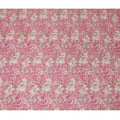 Blossom Harmony Viscose Crepe Fabric, 110cm Wide – A Symphony of Pink Florals-D18401