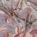 Whimsical Watercolor Floral Viscose Crepe Fabric, 110cm Wide â€“ Soft Pastel Elegance-D18403 Regal Fabrics
