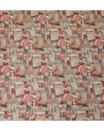 Renaissance Rose Viscose Crepe Fabric, 110cm Wide â€“ Artistic Elegance-D18406 Regal Fabrics