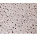 Pale brown Premium pure silk crepe fabric with multicolor print having gold metallic lurex in floral design-D15736 - Regal Fabrics