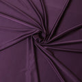 Plum plain pure crepe satin fabric-D7537