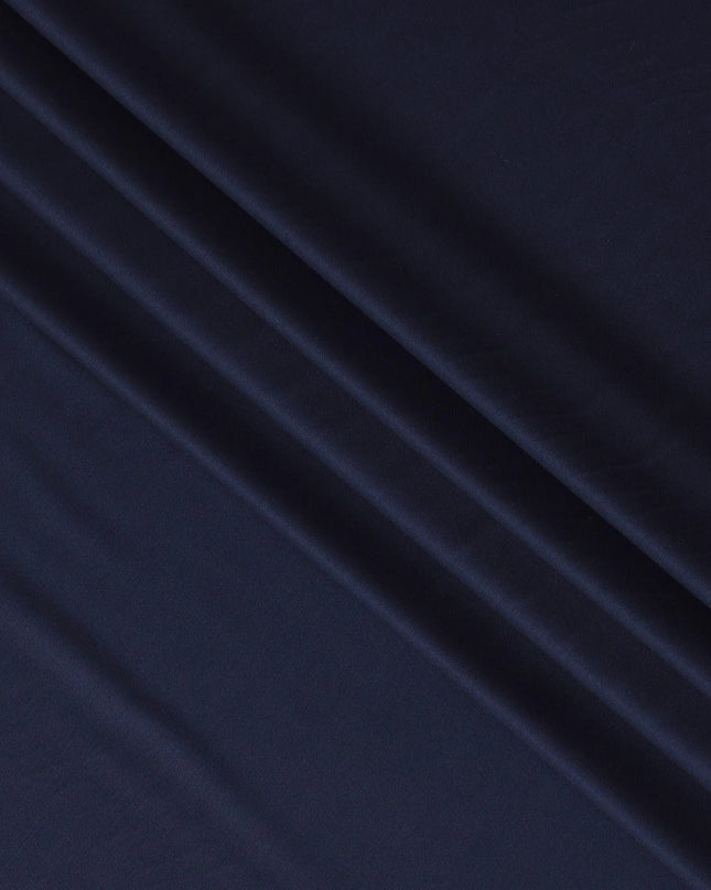 Space blue plain Premium pure English super 180's all wool and cashmere suiting fabric-D14825 Regal Fabrics