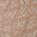 Ivory Premium Wedding French chantilly lace fabric in floral design-D8368