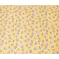 Cyber yellow uragiri cotton voile fabric with same tone jacquard having multicolor print in floral design-D10050