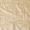 Light gold Plain synthetic brocade fabric-D14147