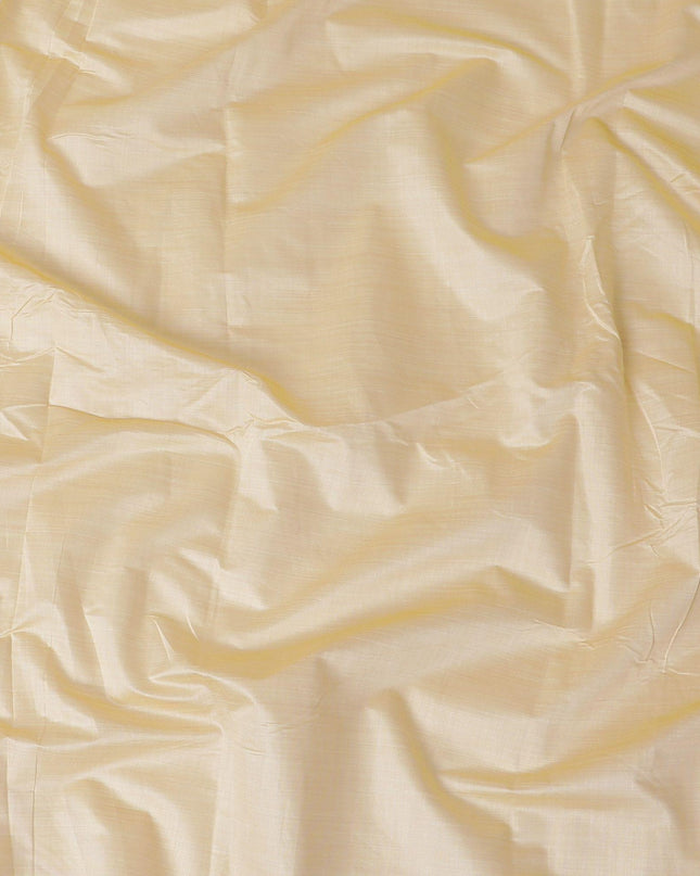 Light gold Plain synthetic brocade fabric-D14147