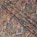 Multicolor printed Premium Italian viscose fabric in floral design-D12530 Regal Fabrics