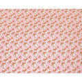 Baby pink premium pure silk crepe fabric with multicolor print in floral design-D9402