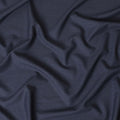 Denim blue plain Premium Italian super 150's all wool suiting fabric-D11427